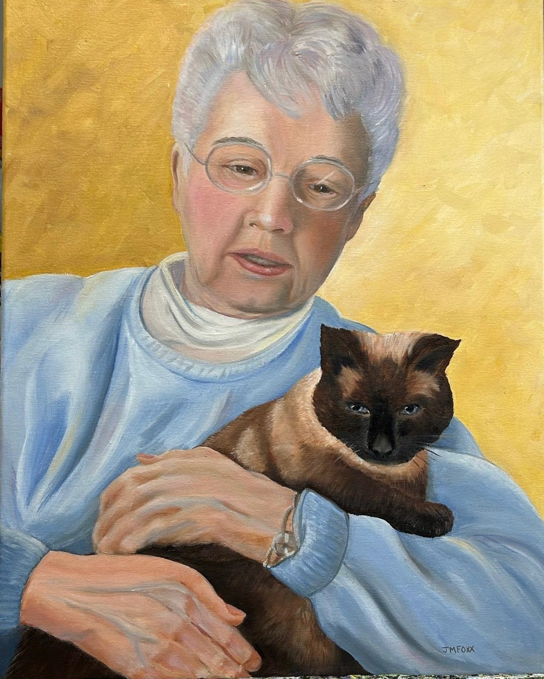 Oil painting by Guest Artist Judy Foxx at Gallery Eleven in Charleston WVV