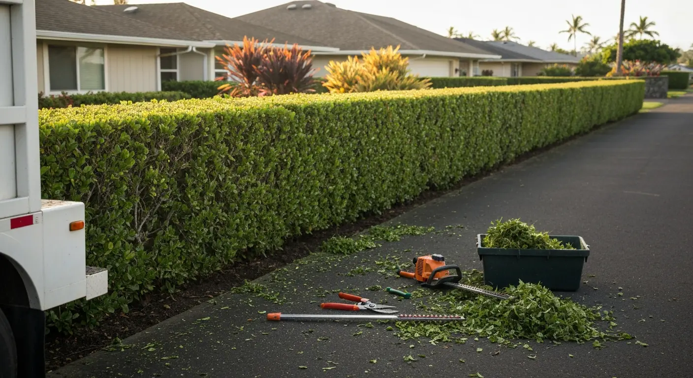 Hedge and shrub trimming Kahului
