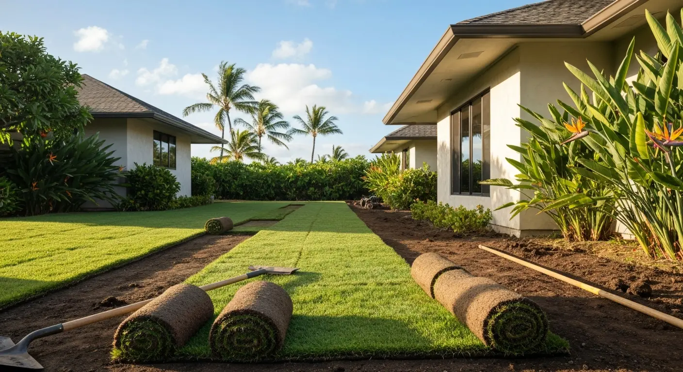 Lawn installation service