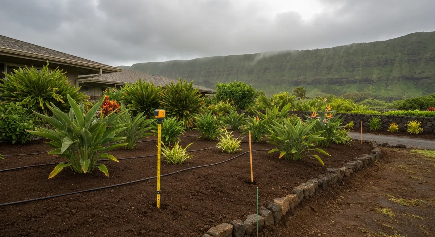 Landscape design in Haiku