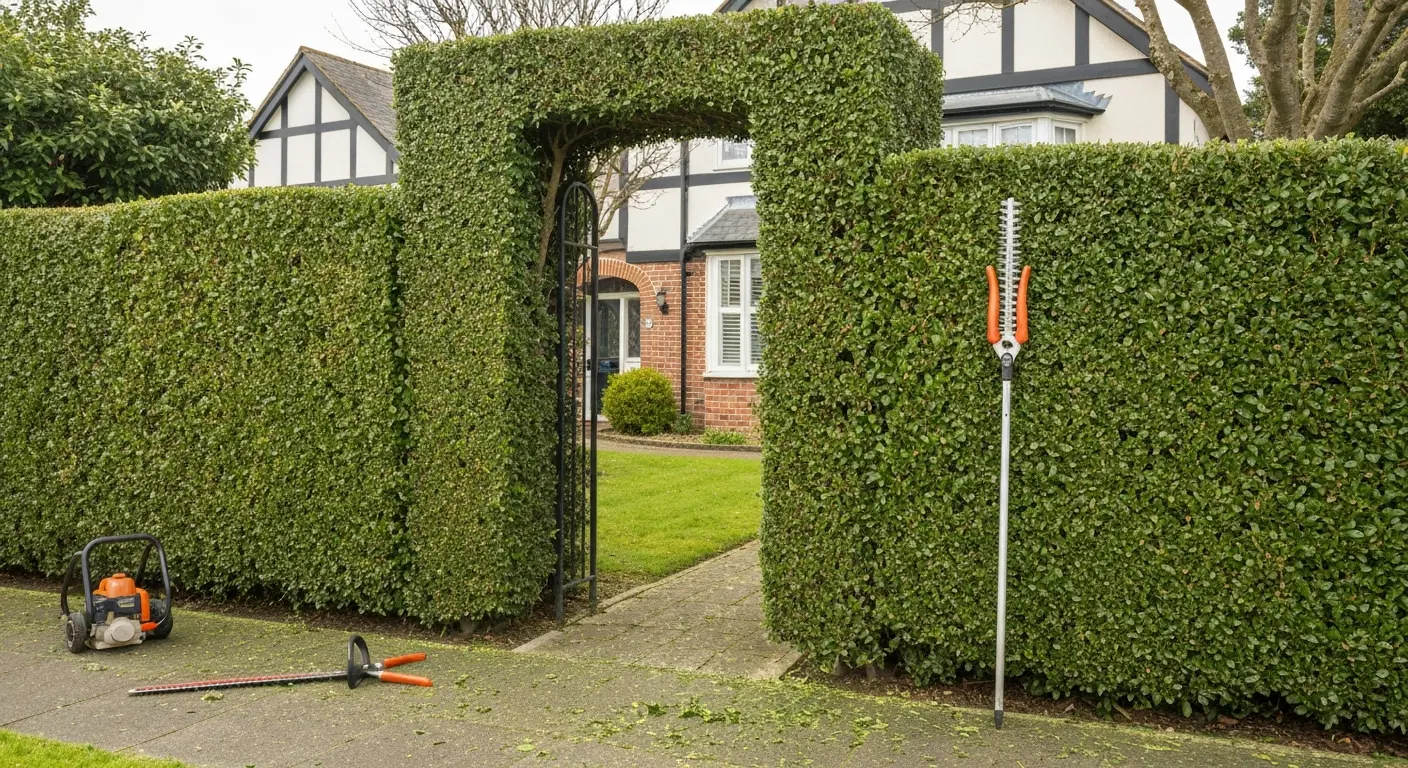 Hedge trimming service