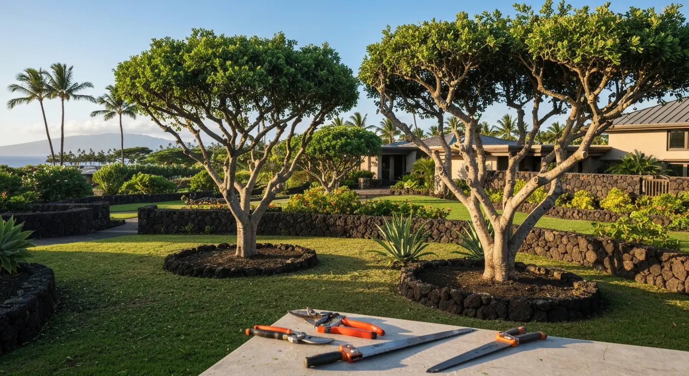 Tree trimming and maintenance