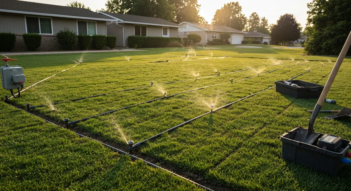Irrigation system installation