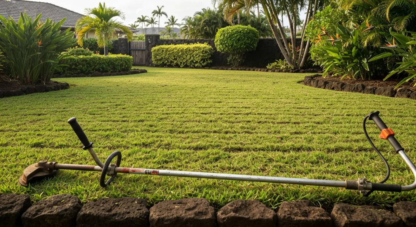 Lawn weed removal in Kahului