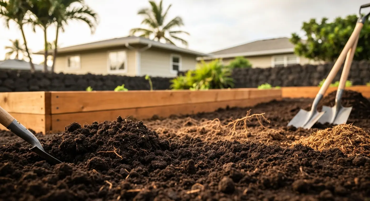 Organic fertilizer application