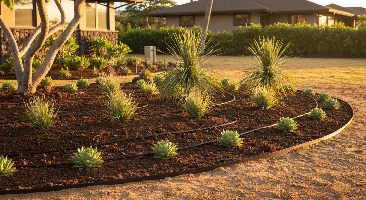 Landscape installation in Wailea
