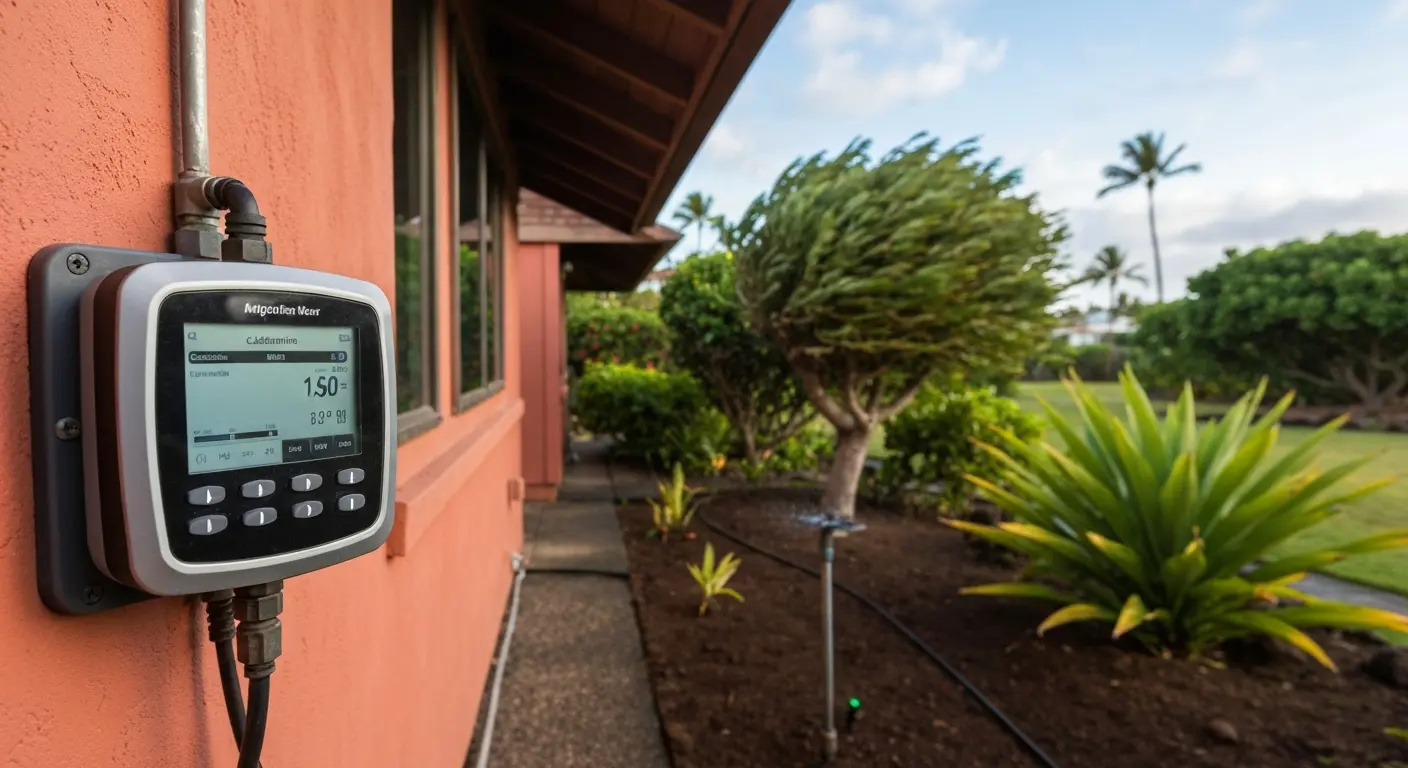Irrigation controllers for Hawaii trade wind climate