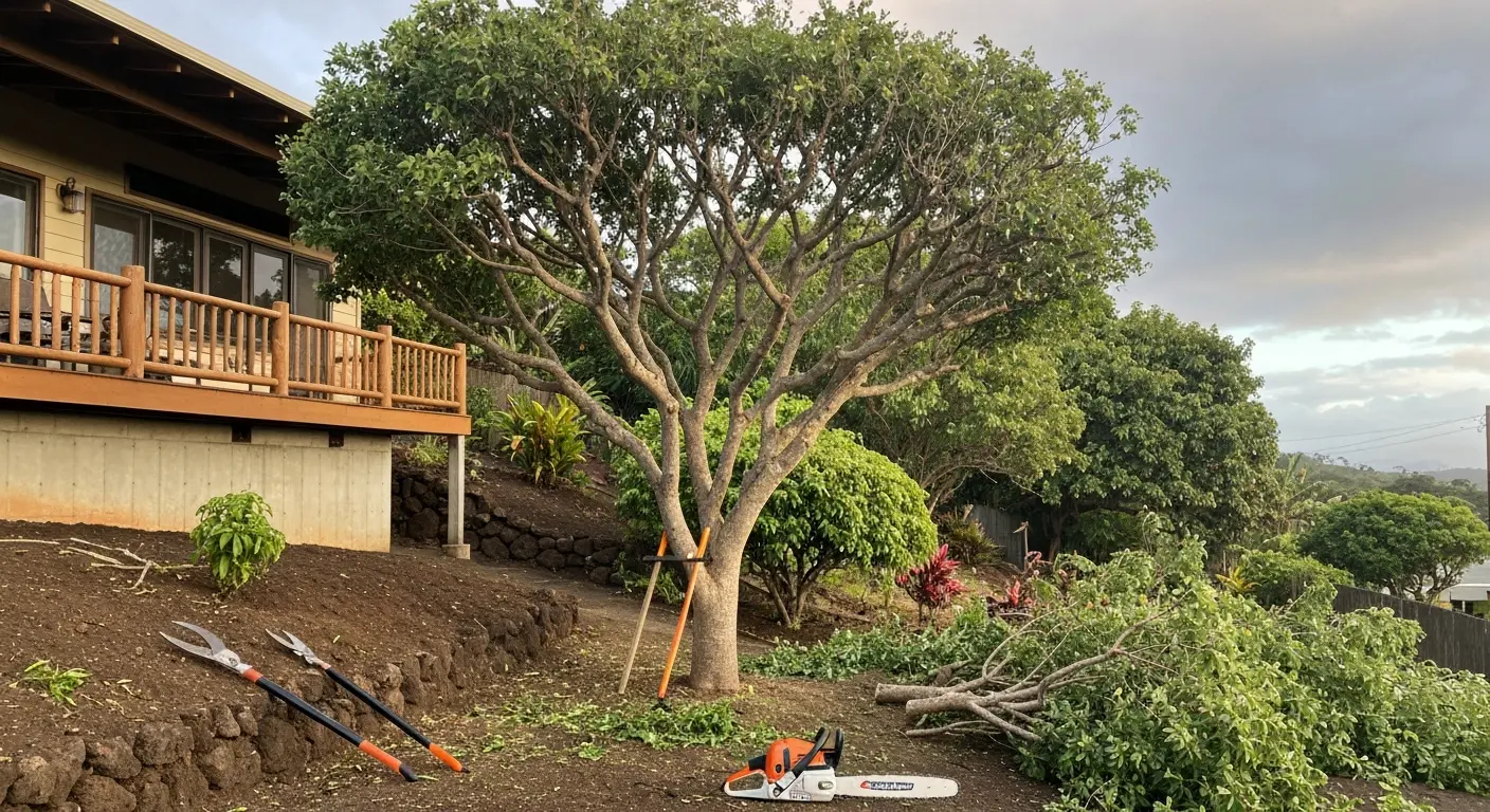 Tree trimming and maintenance