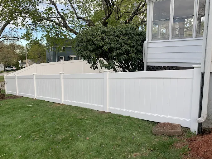 White Vinyl Privacy Fence