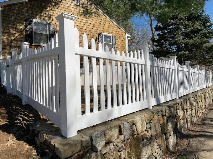 White Vinyl Privacy Fence Gate
