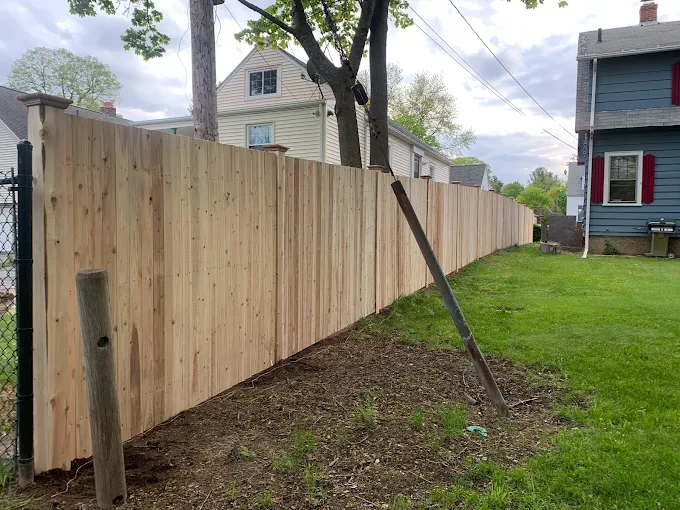 White Ranch Rail Fence (2-Rail Vinyl)