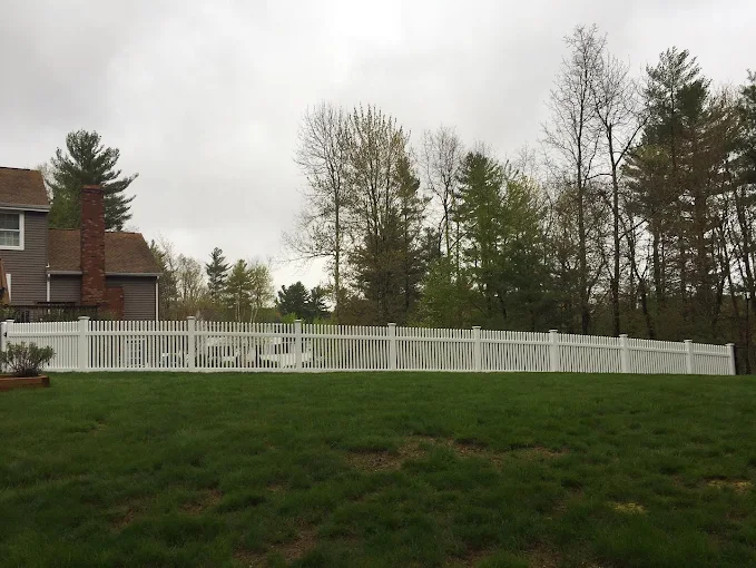 White Vinyl Privacy Fence