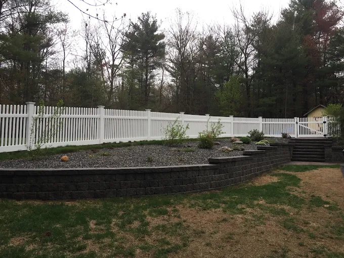White Vinyl Privacy Fence