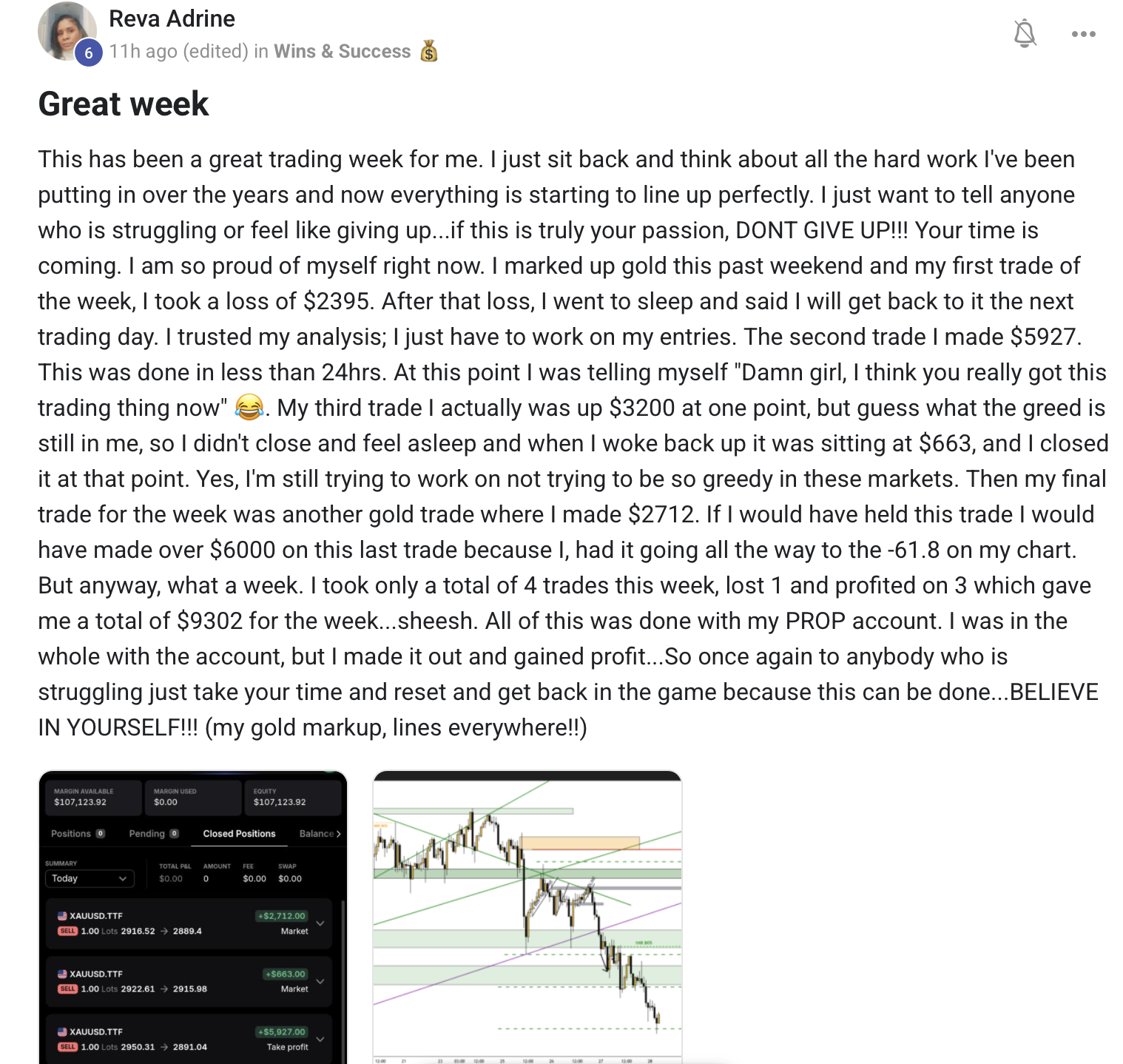 Reva week testimonial