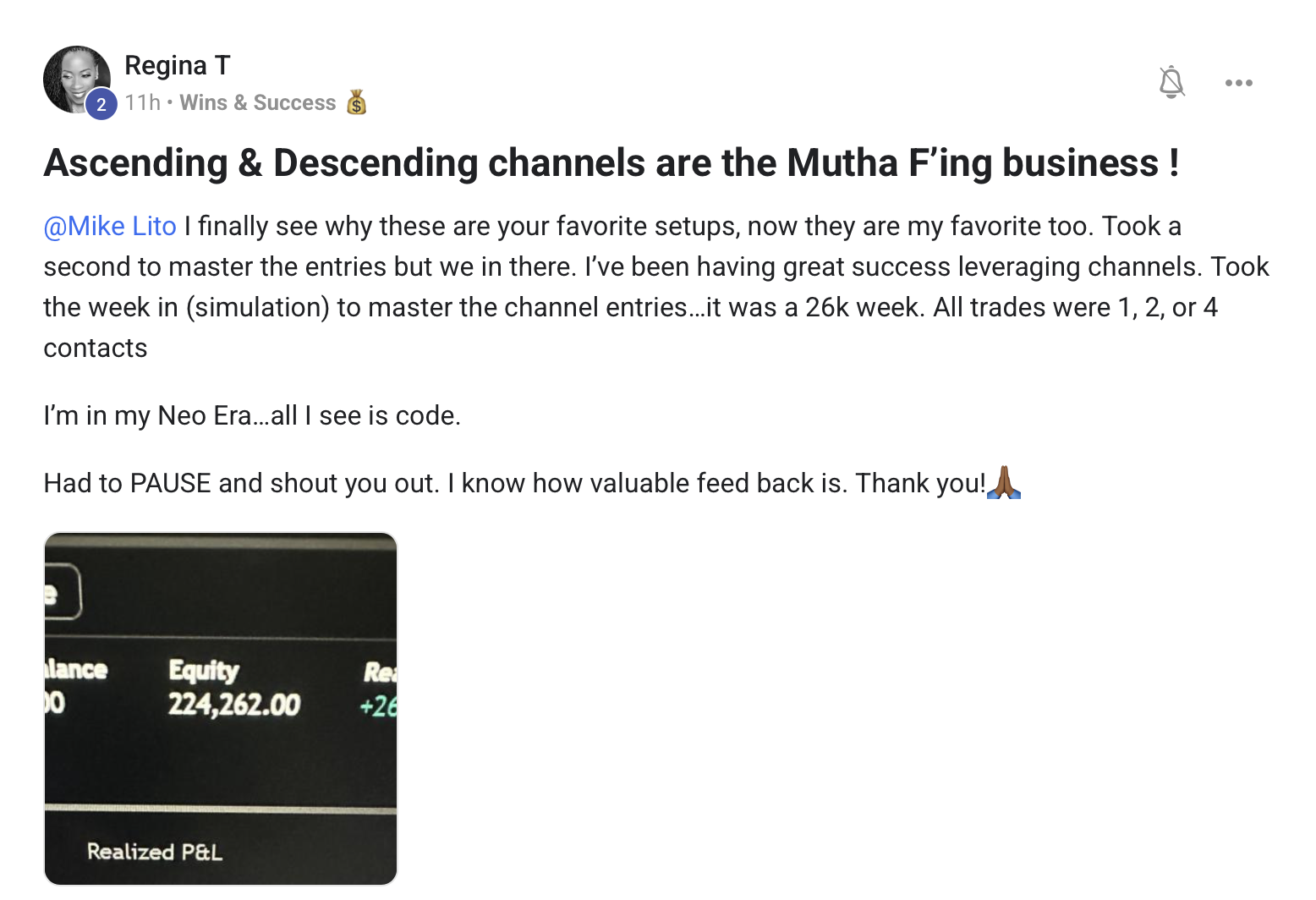 Regina testimonial