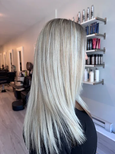 Blonde refresh with toner at Bodza Beauty Hair Studio