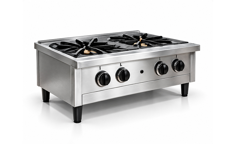 Commercial double burner
