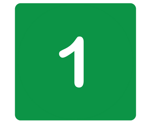 number 1 icon