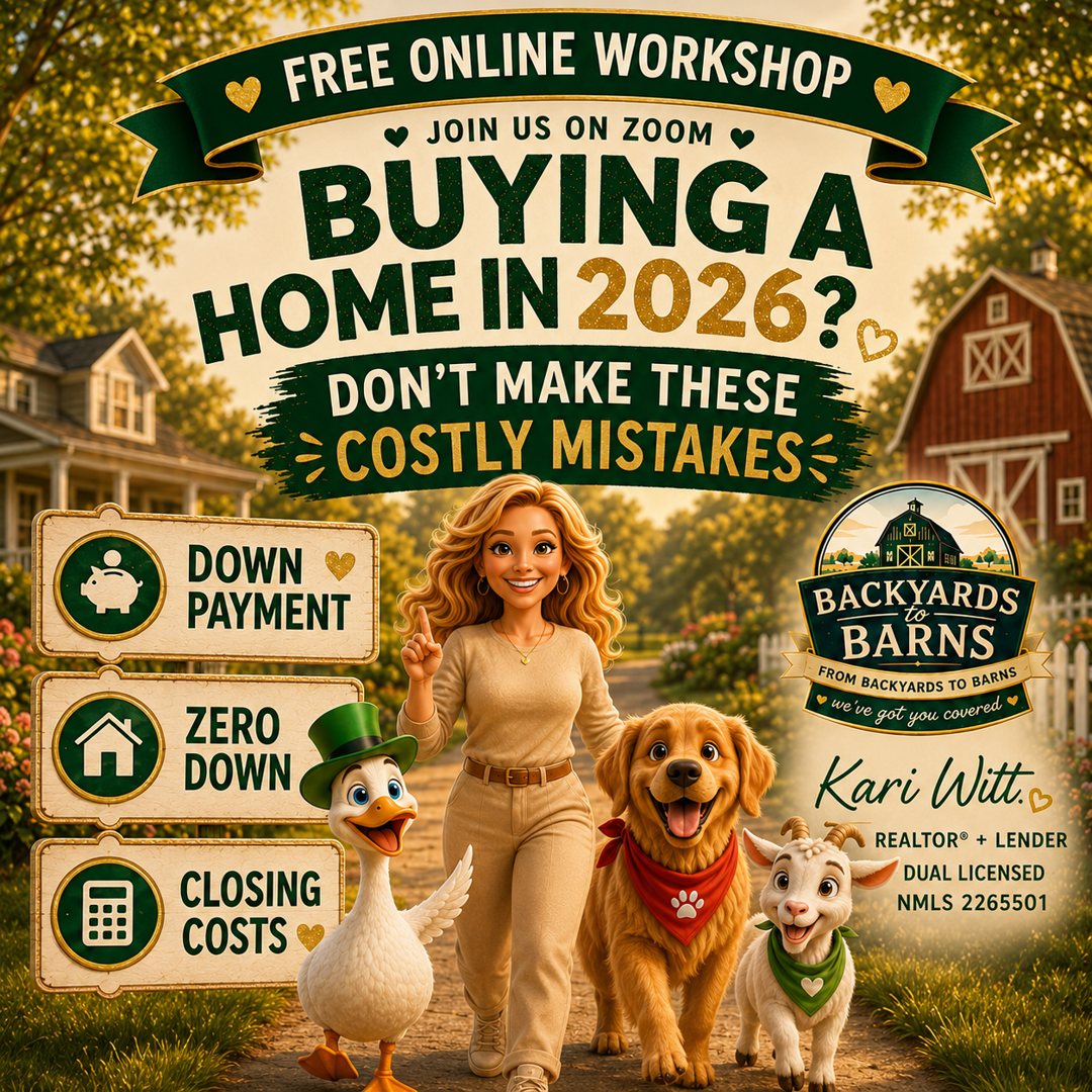 Buying a Home in 2026? Don't Make These Costly Mistakes. Free online workshop with Kari Witt