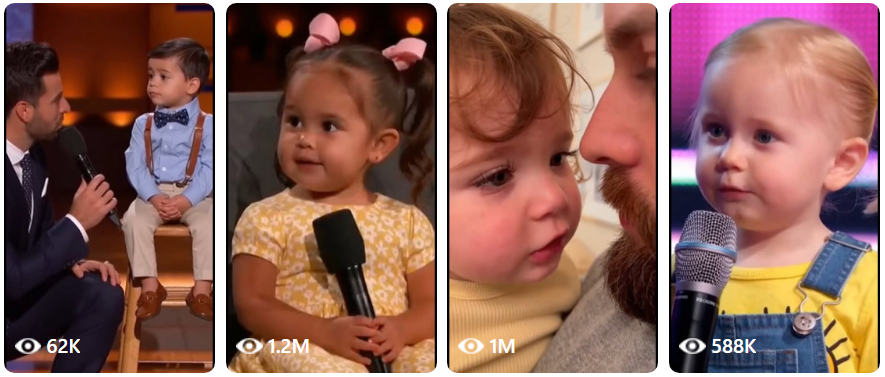 AI baby interview videos going viral
