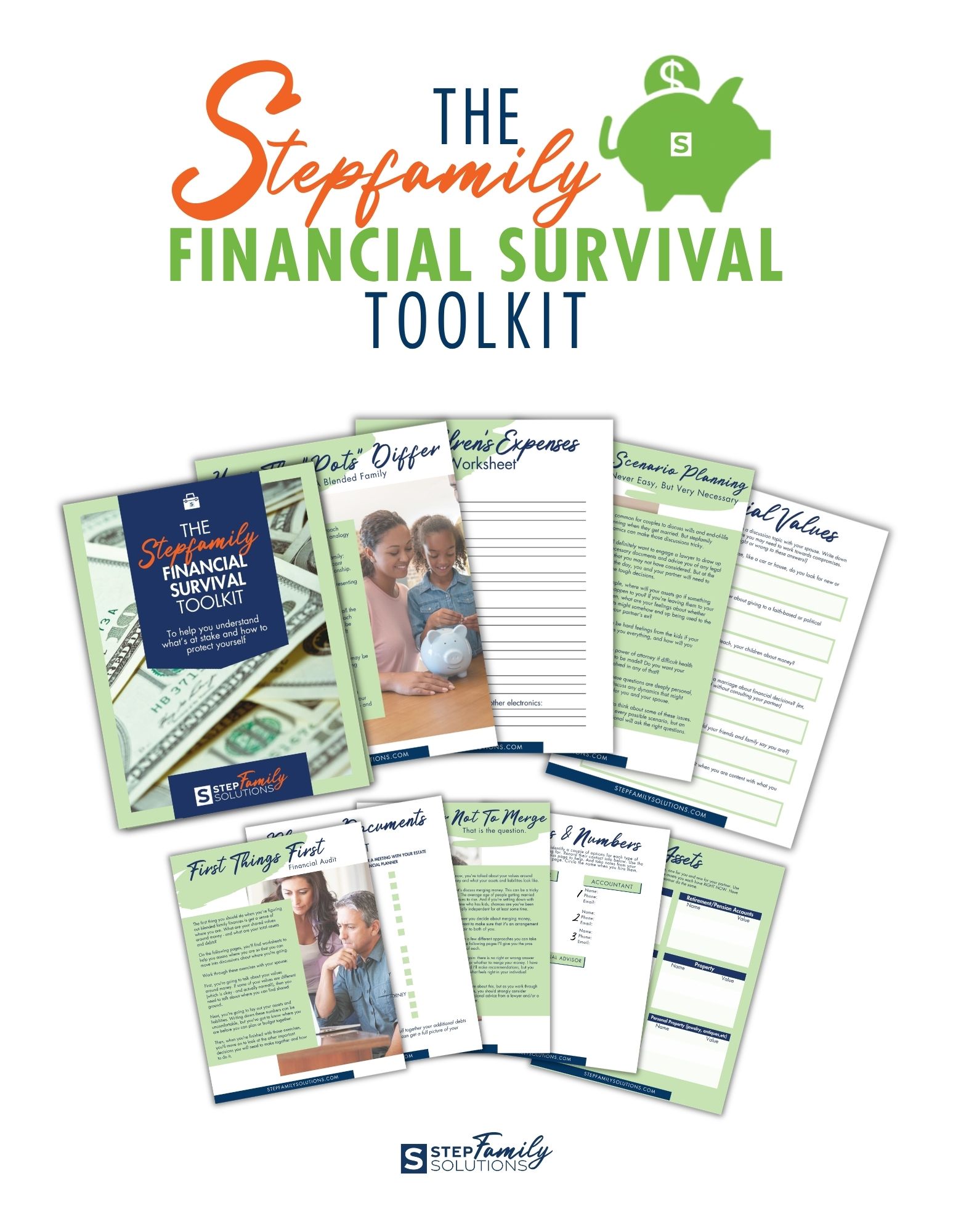 The Stepfamily Financial Survival Toolkit mockup