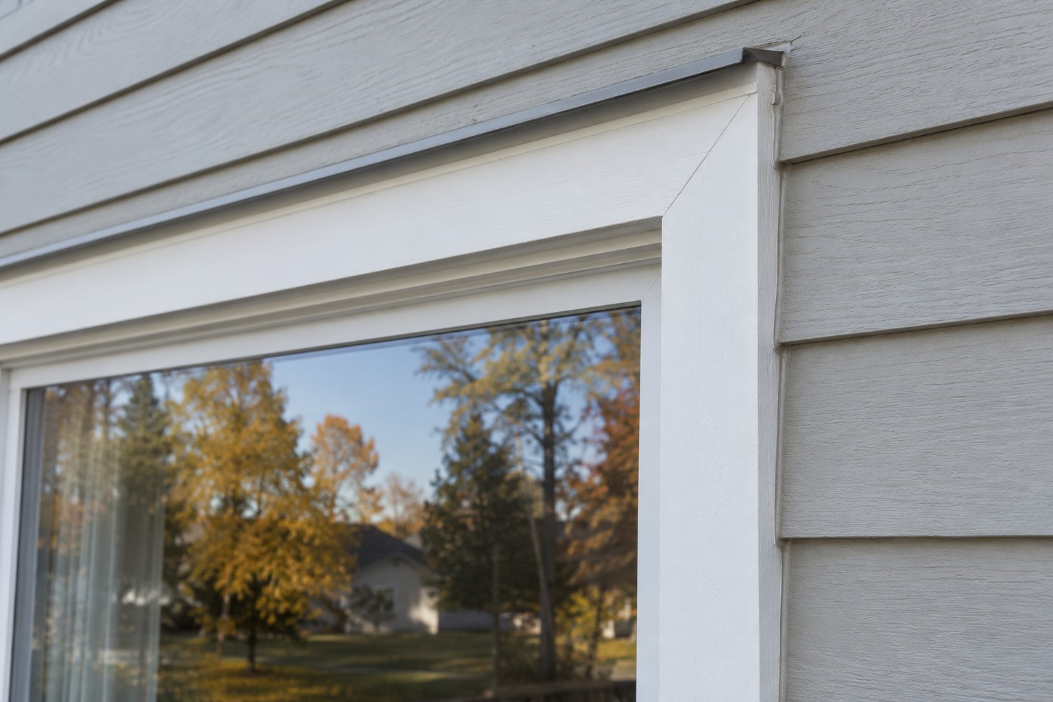 Illustration of exterior window trim