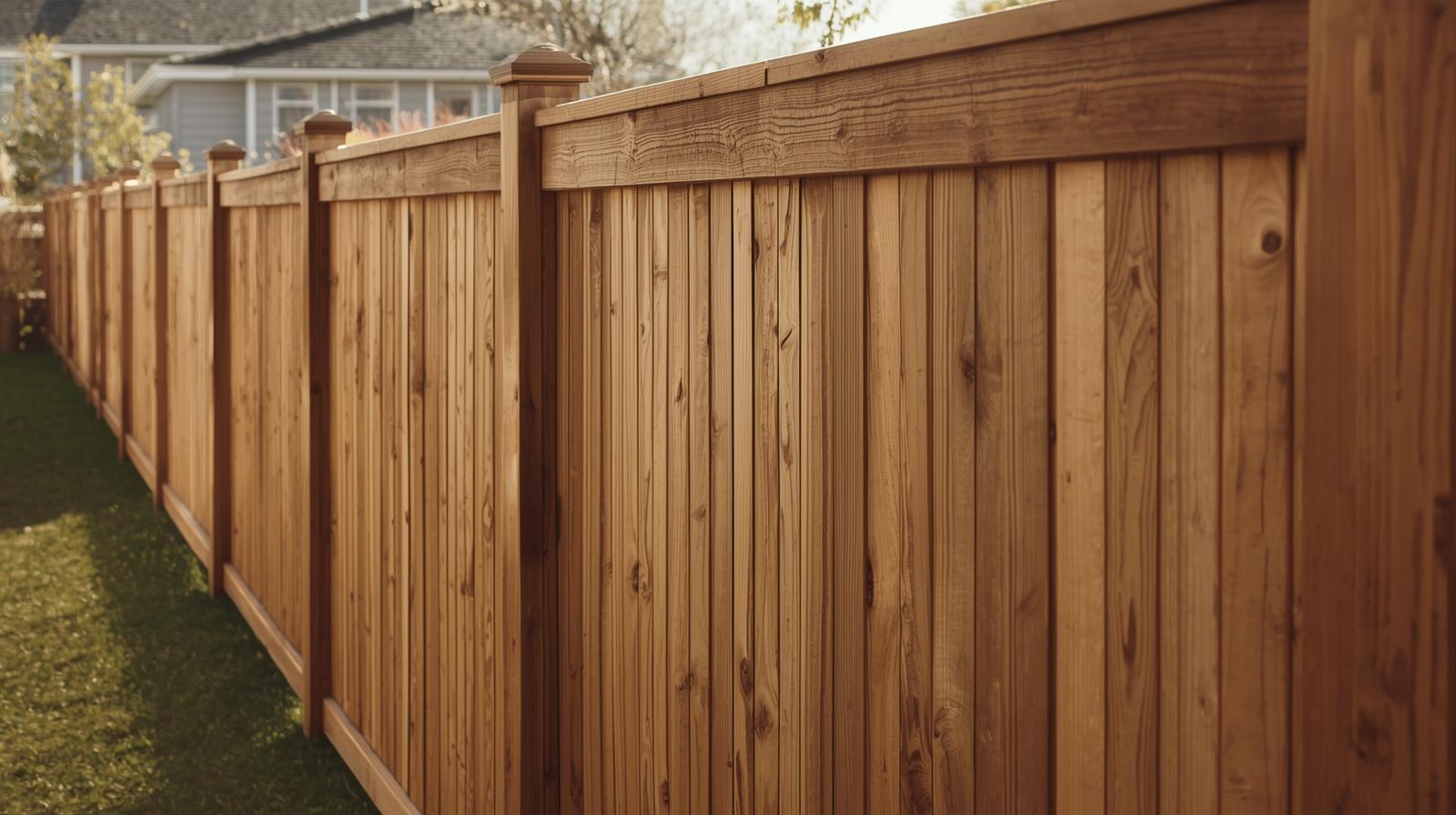 Fence repair service in Rockford IL fixing damaged wood fence panels and leaning posts.