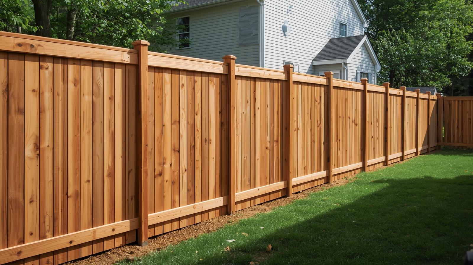 Residential fence installation in Rockford IL featuring wood privacy fencing with 2026 pricing considerations.