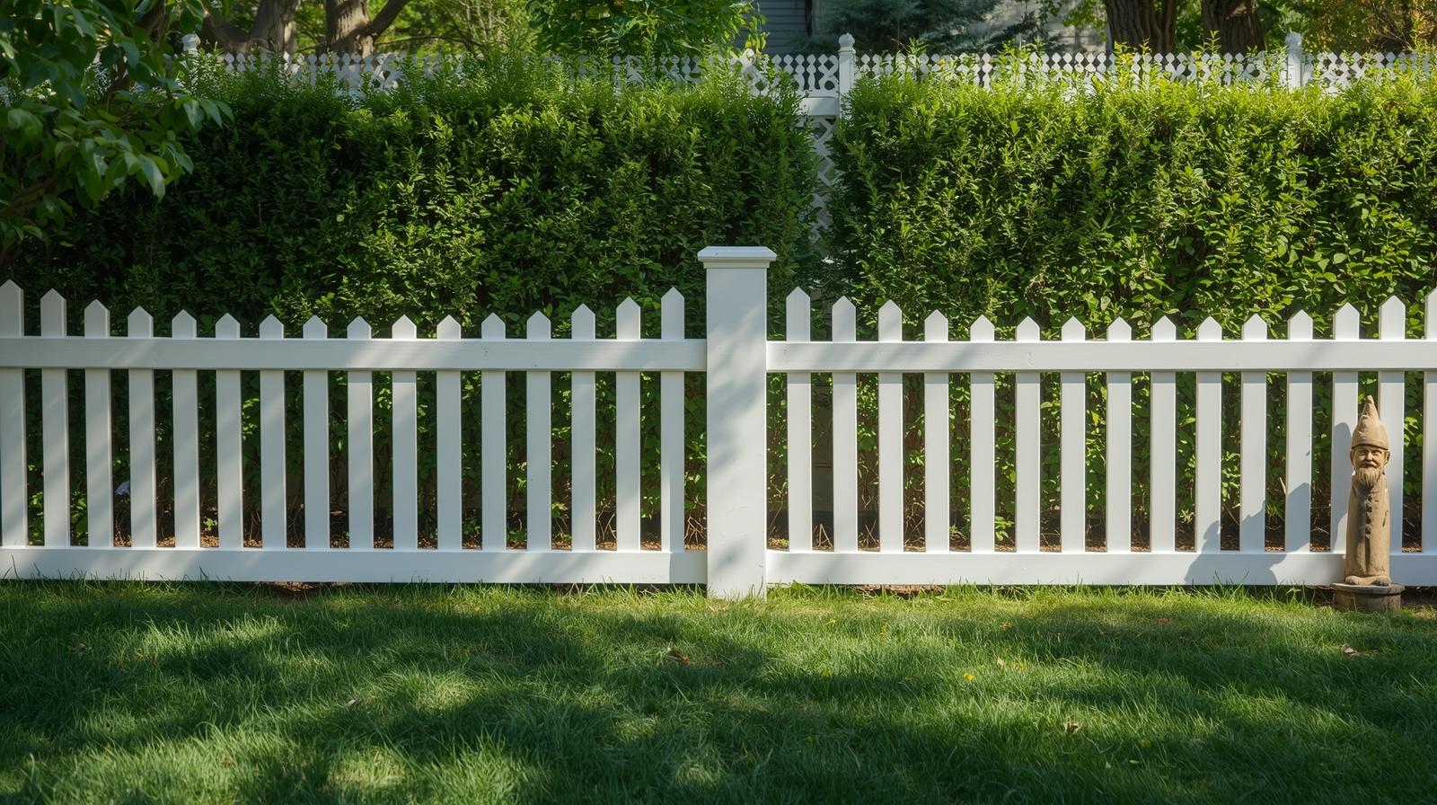 Affordable backyard fence installation in Rockford IL featuring wood and chain link fencing options.