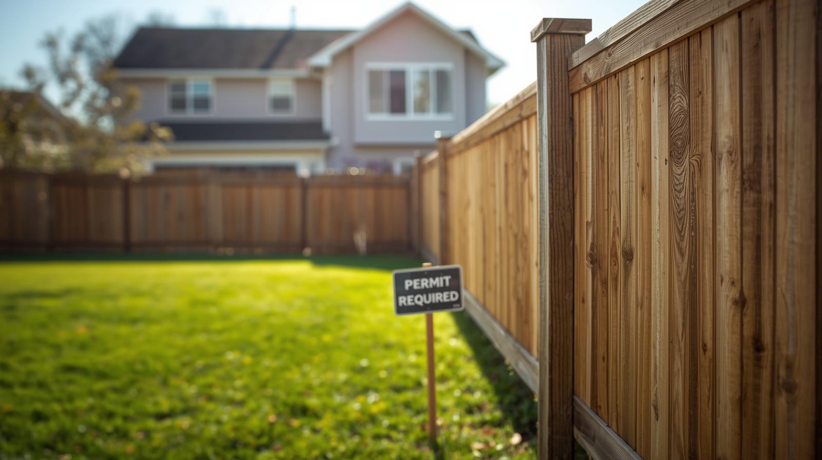 Residential fence installation in Rockford IL illustrating local permit and height regulations.