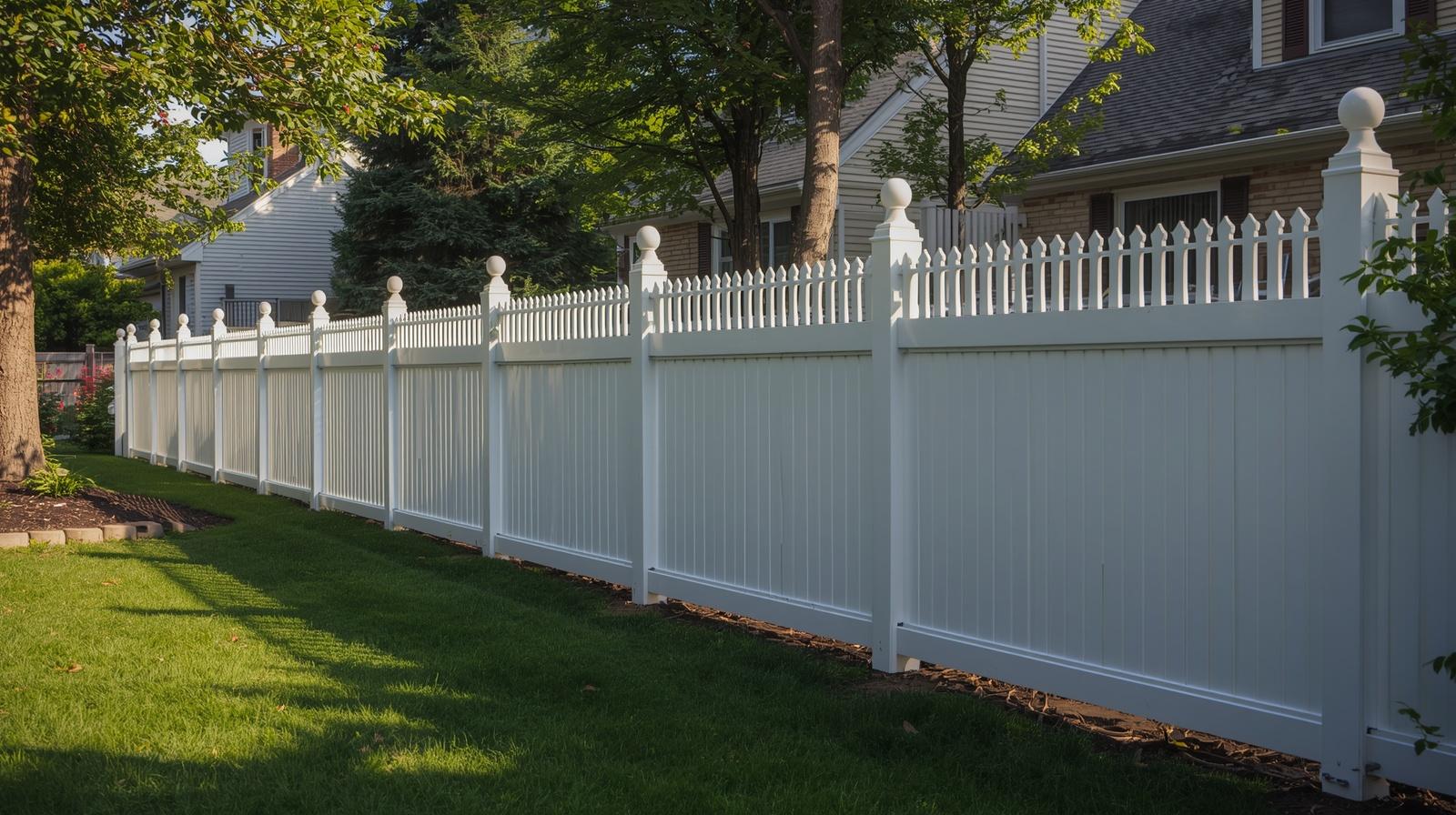 Aluminum fence installed in Rockford IL residential yard. Aluminum fence installed in Rockford IL residential yard.