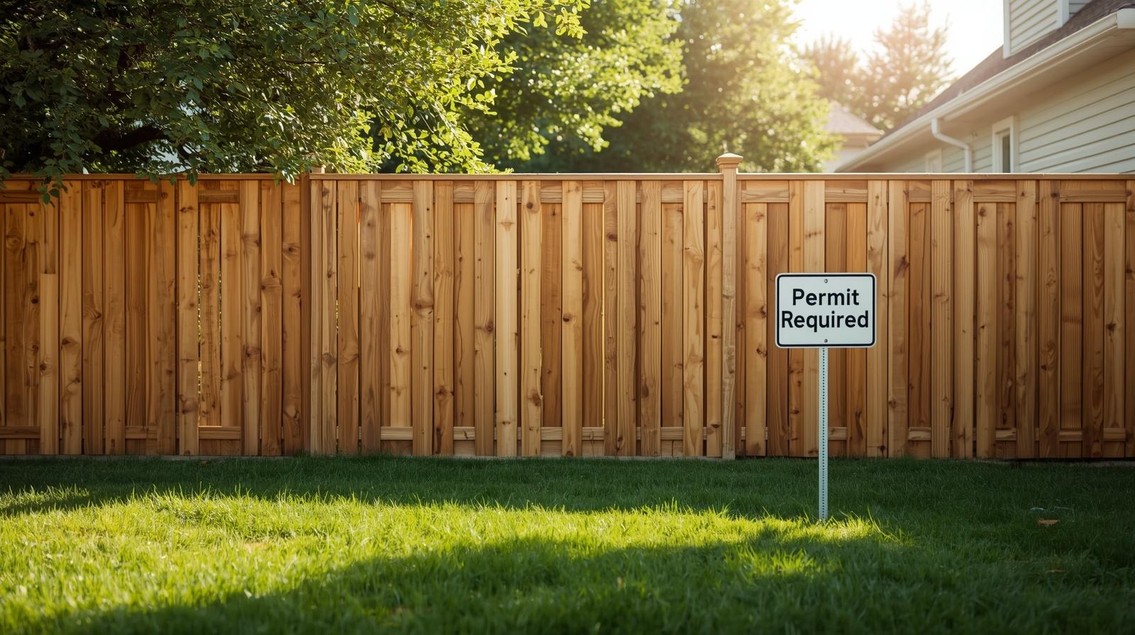 Fence installation in Davis Junction IL showing property line and code compliance. Fence installation in Davis Junction IL showing property line and code compliance.