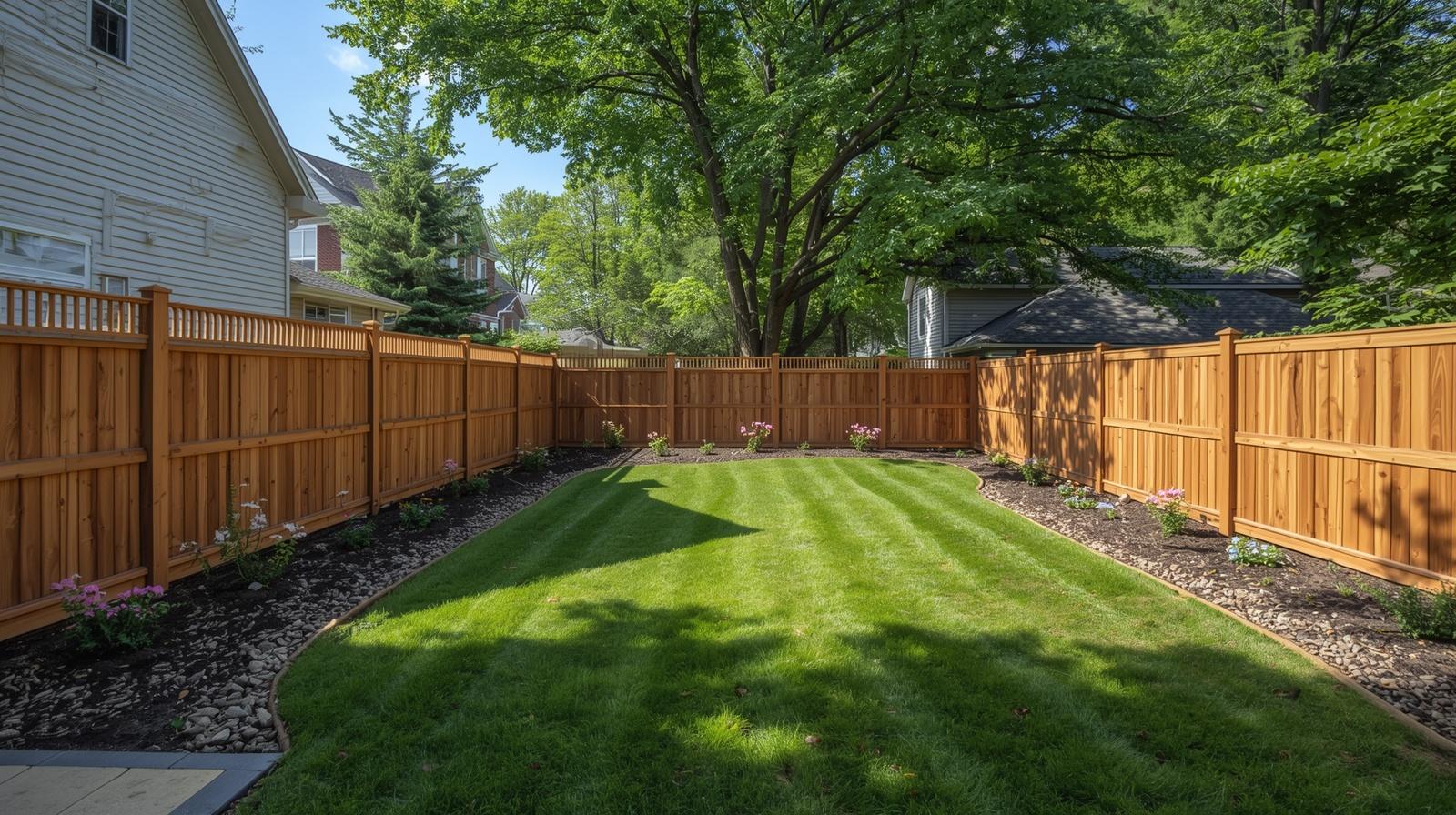 Backyard fence ideas for privacy, pets, and property boundaries in Dixon IL.