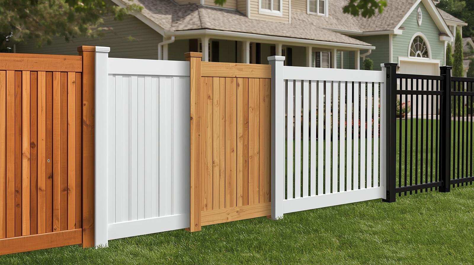 Residential fence installation featuring durable fencing materials in Beloit WI.