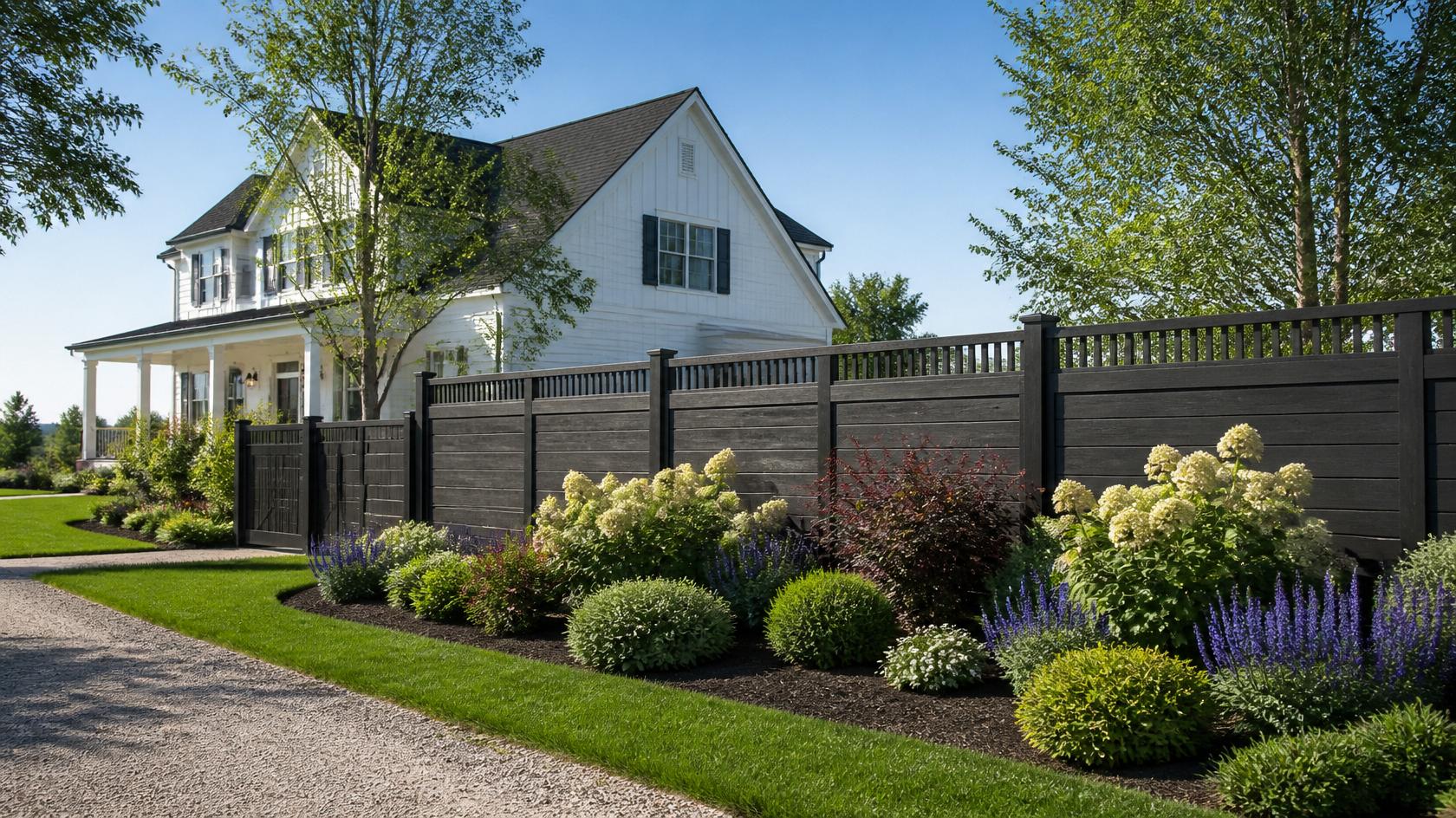 Privacy fence surrounding a rural home in Davis Junction IL. Privacy fence surrounding a rural home in Davis Junction IL.