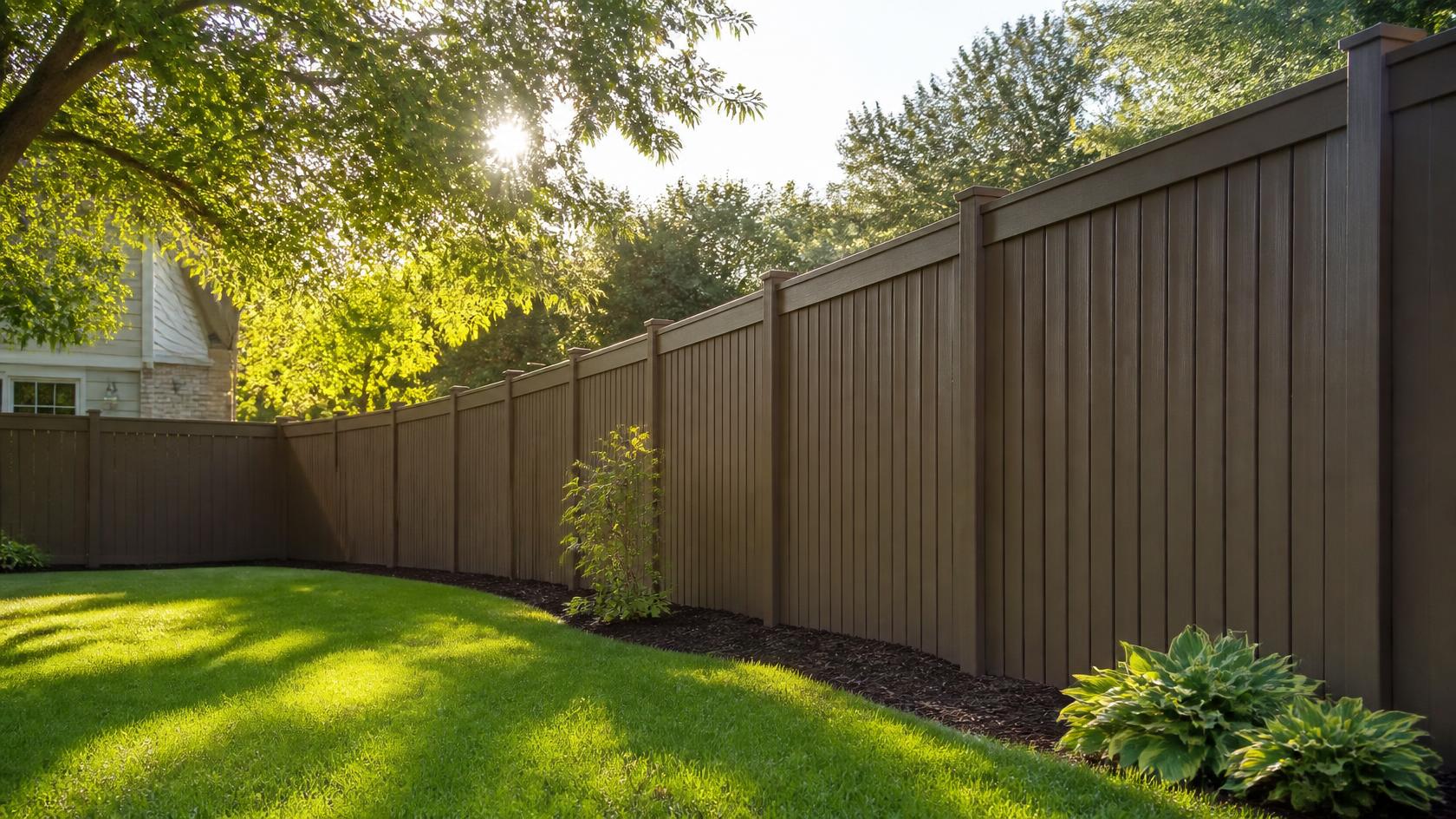 Privacy fence in Lake Carroll, IL with homeowners considering fence height, yard layout, privacy, and property needs.
