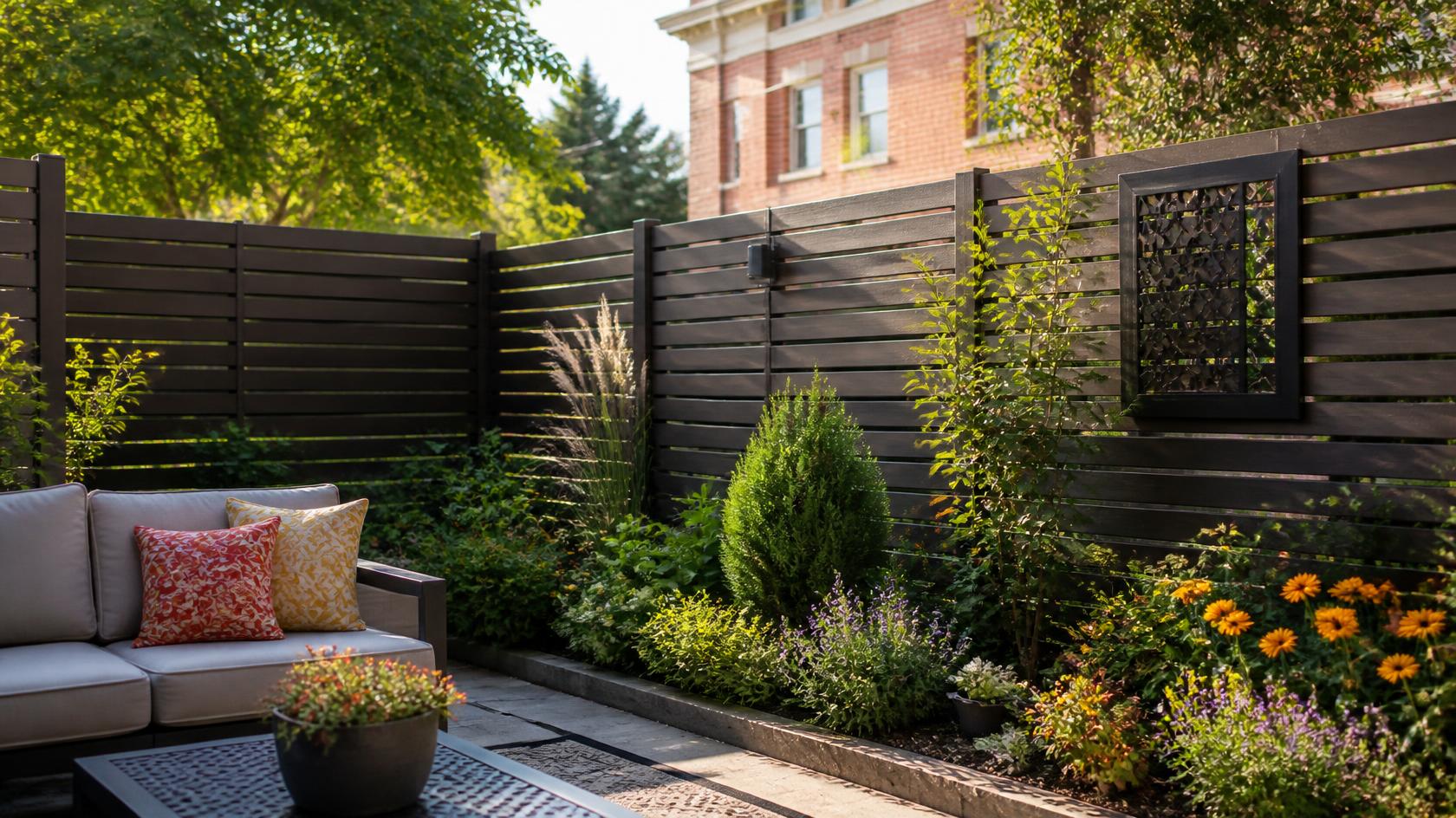 Privacy fencing around a backyard in Belvidere, IL creating a more comfortable outdoor space with defined boundaries and added seclusion. Privacy fencing around a backyard in Belvidere, IL creating a more comfortable outdoor space with defined boundaries and added seclusion.