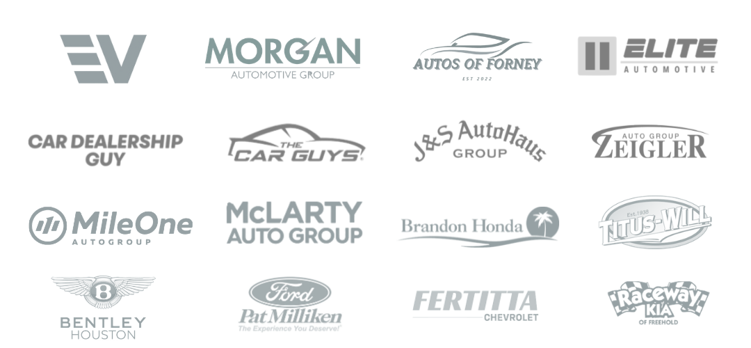 Dealer and brand logos