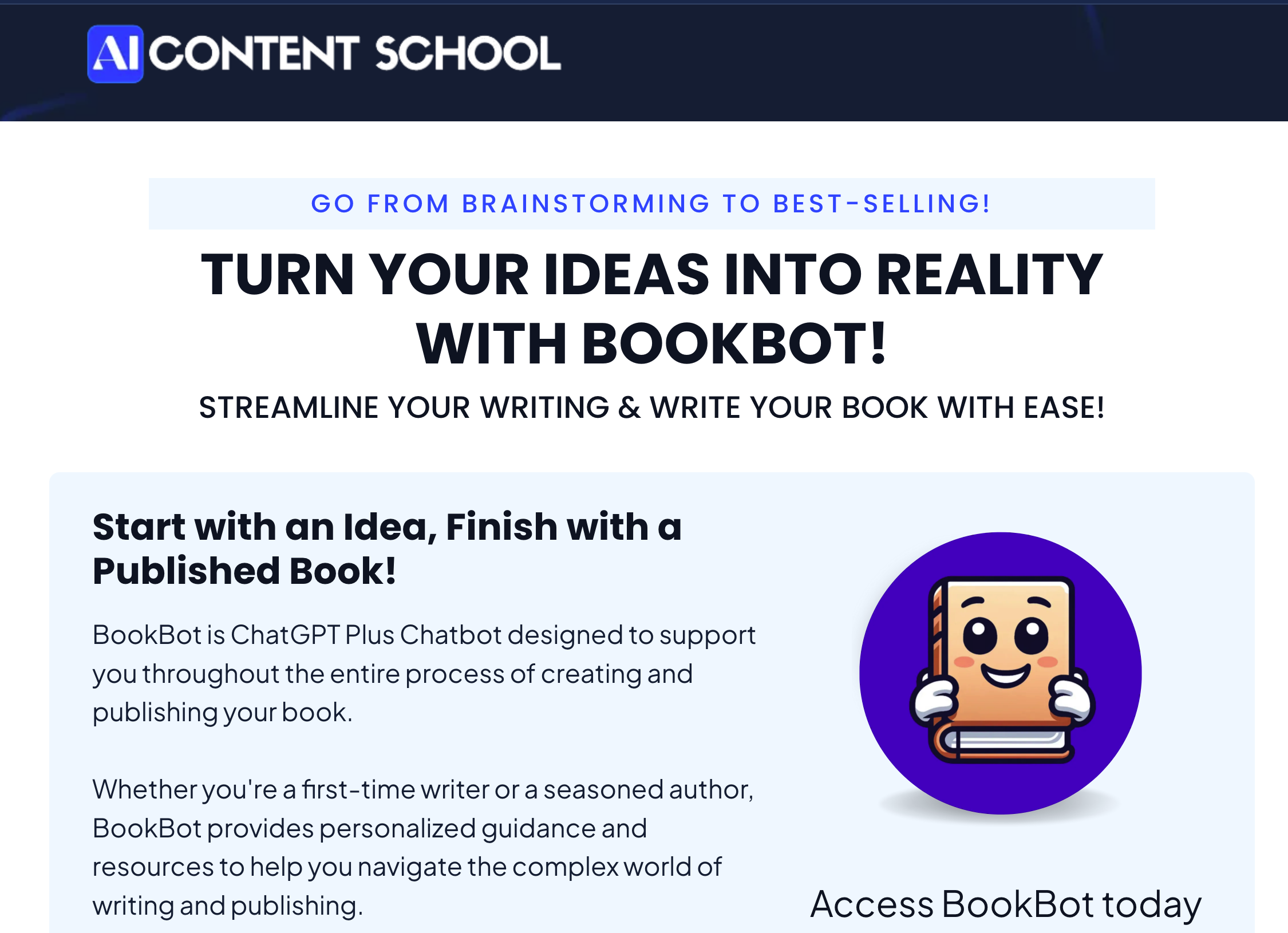 BookBot: Your AI Writing Companion