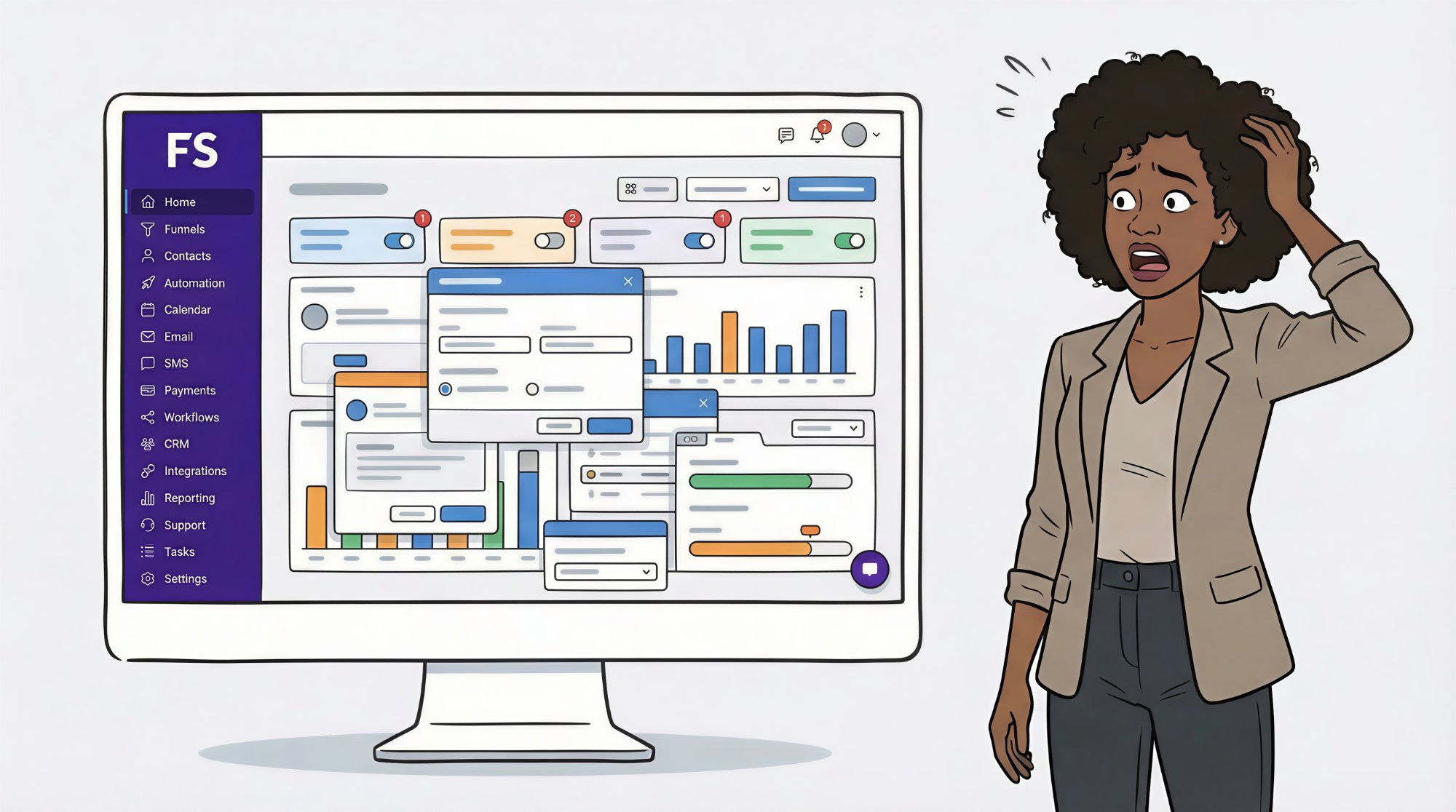 Overwhelmed by the dashboard