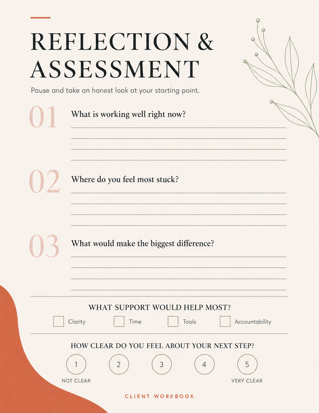 D · Reflection / assessment