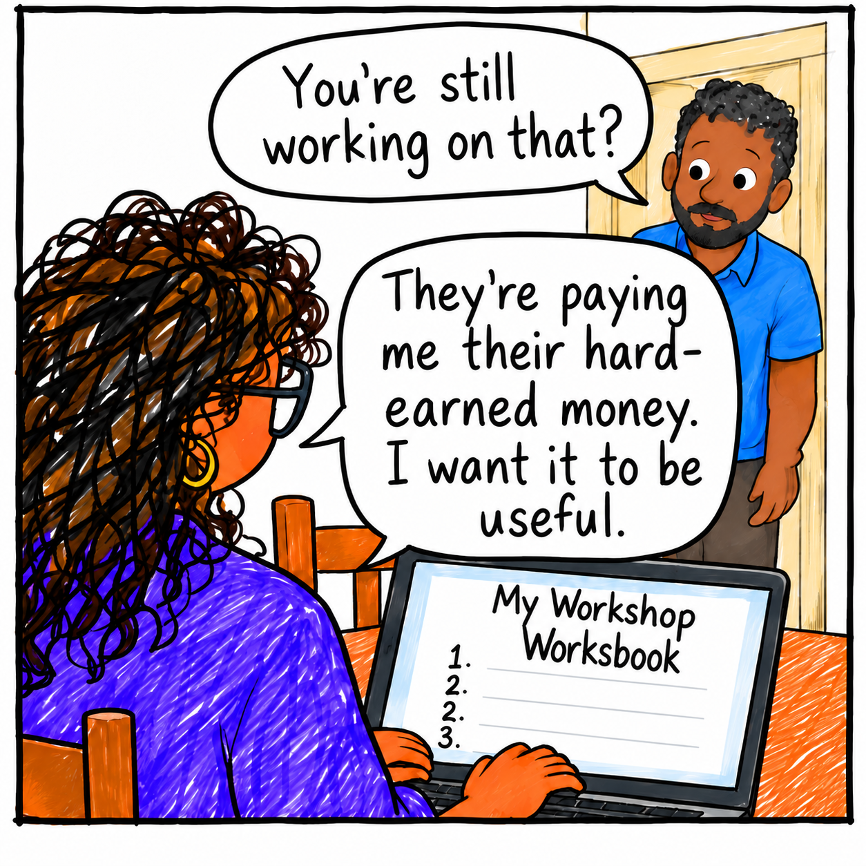 Carousel comic panel 2