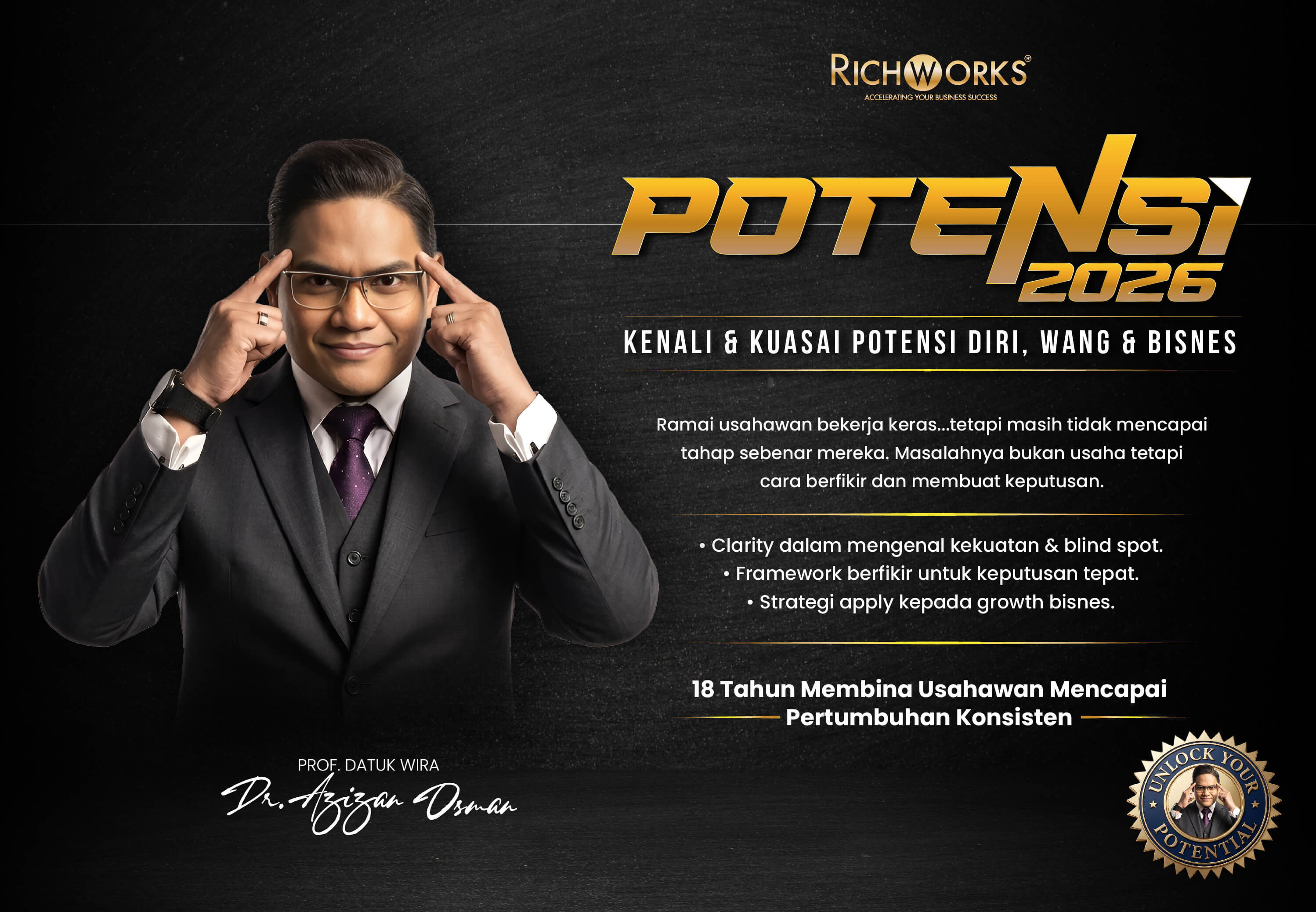 Confident Malaysian Entrepreneur