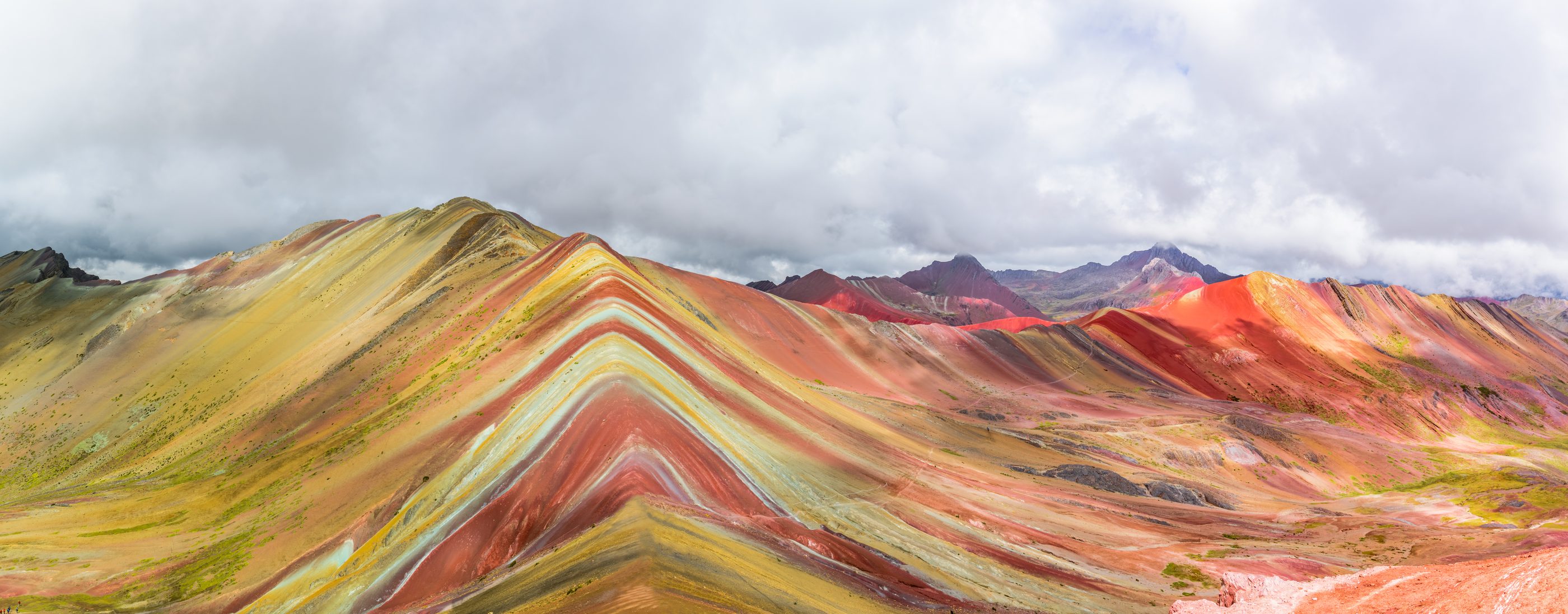 The striped slopes of Rainbow Mountain, Vinicunca