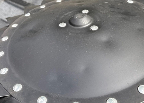 Hail damage to metal roofing flashing and vents