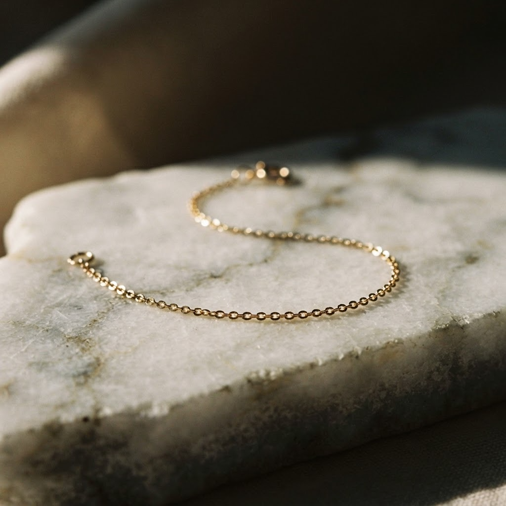 Minimal Gold Chain Bracelet