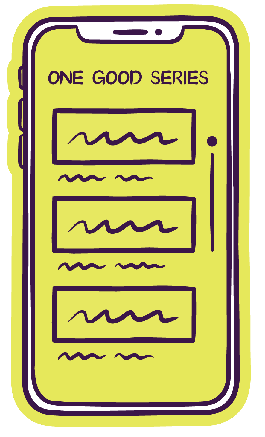 One good series phone line icon