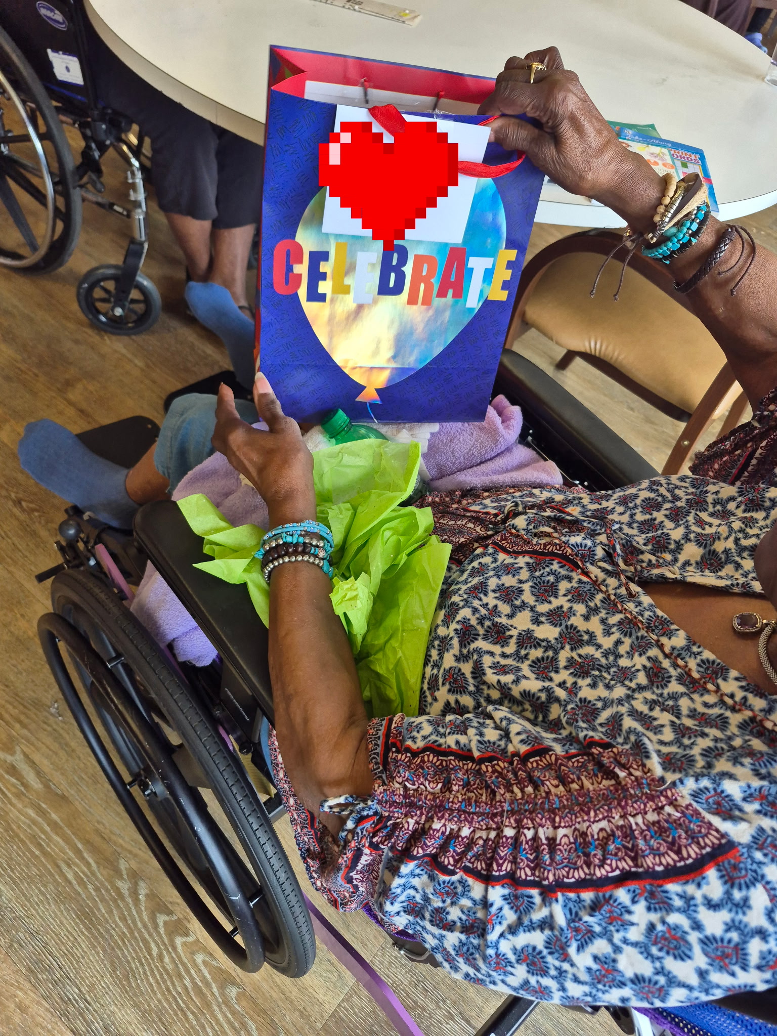 Community members supporting nursing-facility residents
