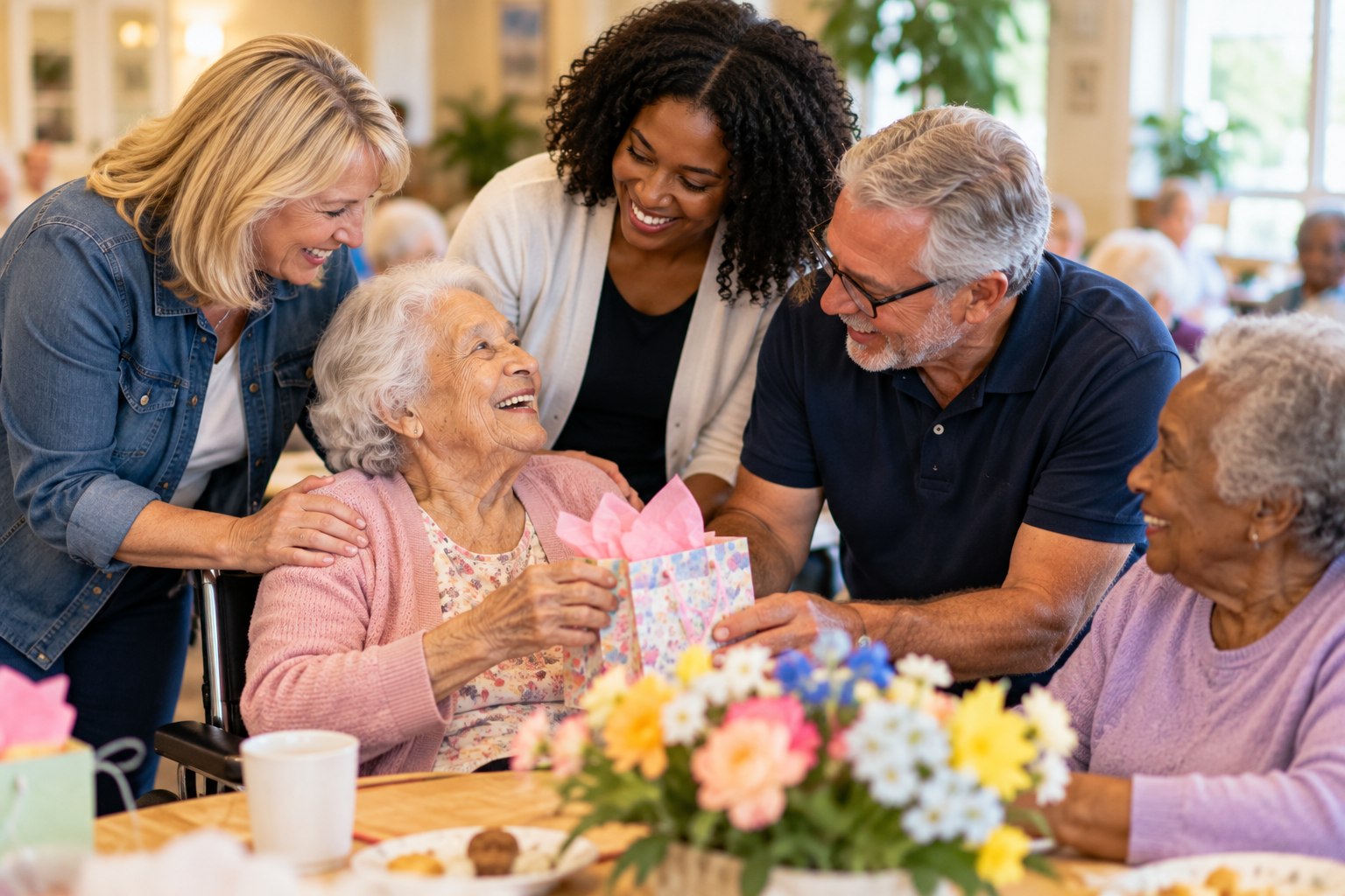 Community members caring for older adults