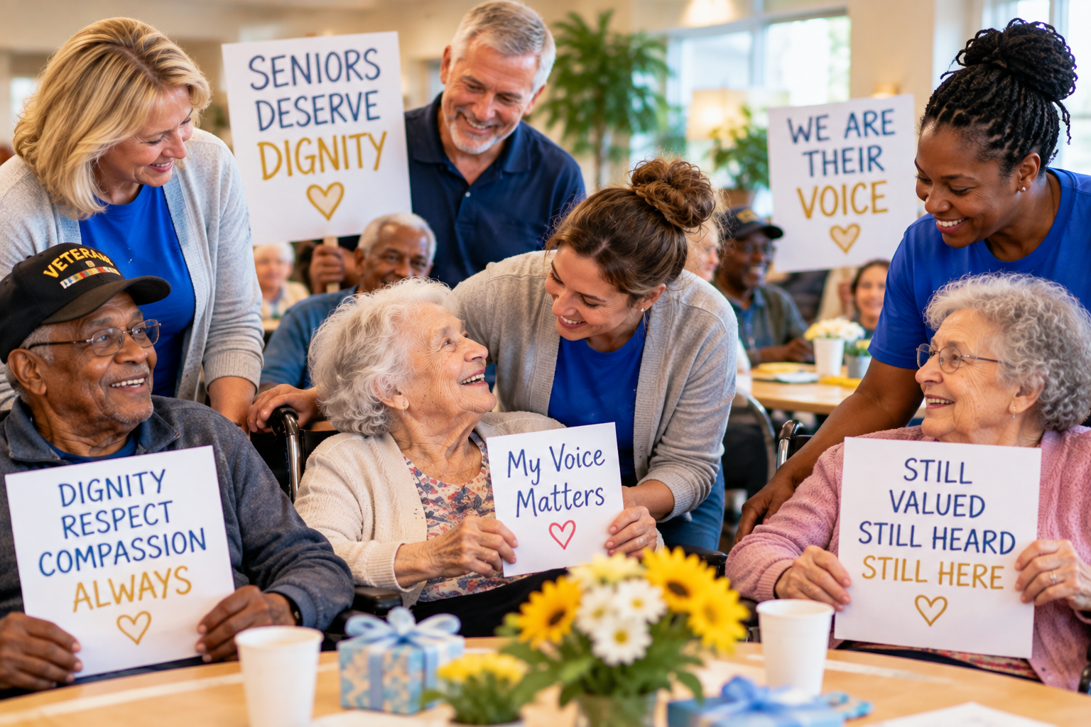 Supporting the dignity and voice of nursing-facility residents